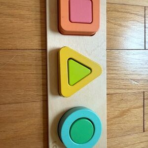 Lovevery Colorful Wooden Shape Sorter by
